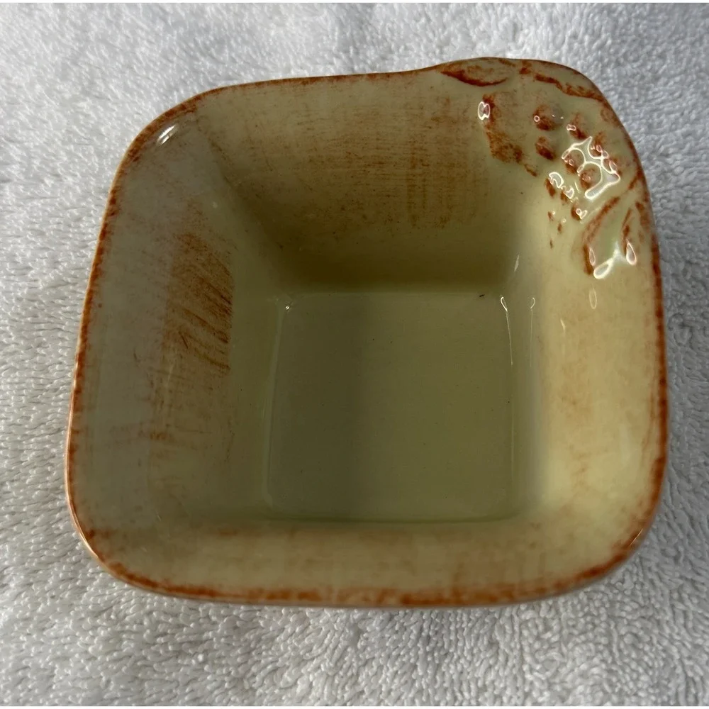 Casafina Casa Stone Madeira Harvest Square Ramekin 3.5